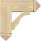 Ekena Millwork Balboa Arts and Crafts Rough Sawn Bracket w/ Offset Brace, Douglas Fir, 8"W x 22"D x 22"H BKT0806X22X22BOA03RDF - alternate 3